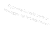 Opprette kontakt mellom innbygger og helsetjenesten

